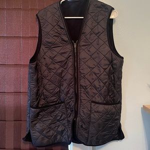 (Unisex) Barbour quilted liner vest